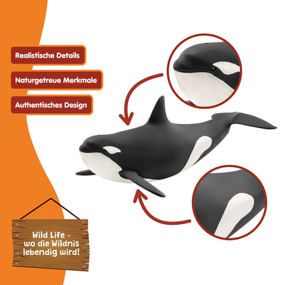 Schleich 14807 Figurina Orca, WILD Life, 3+ ani