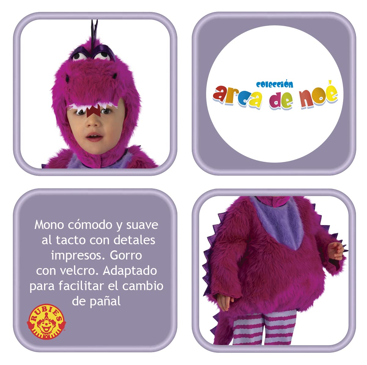 Costum Rubies dinozaur/dragon copii 1-2 ani