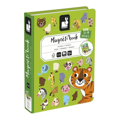 Janod J02723 MagnetiBook, 30 piese magnetice, 3+ ani