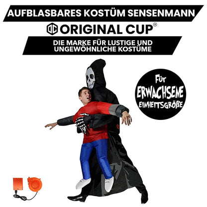Original Cup Costum gonflabil Moarte adult, 160-190 cm