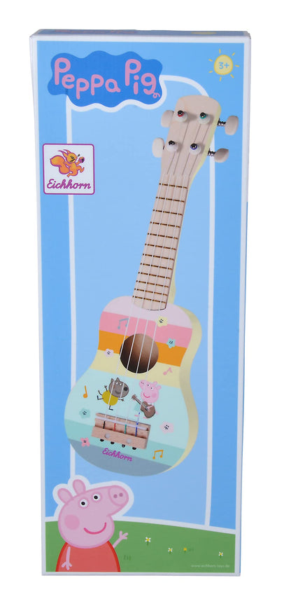 Eichhorn - Chitara de lemn 43cm Peppa Pig