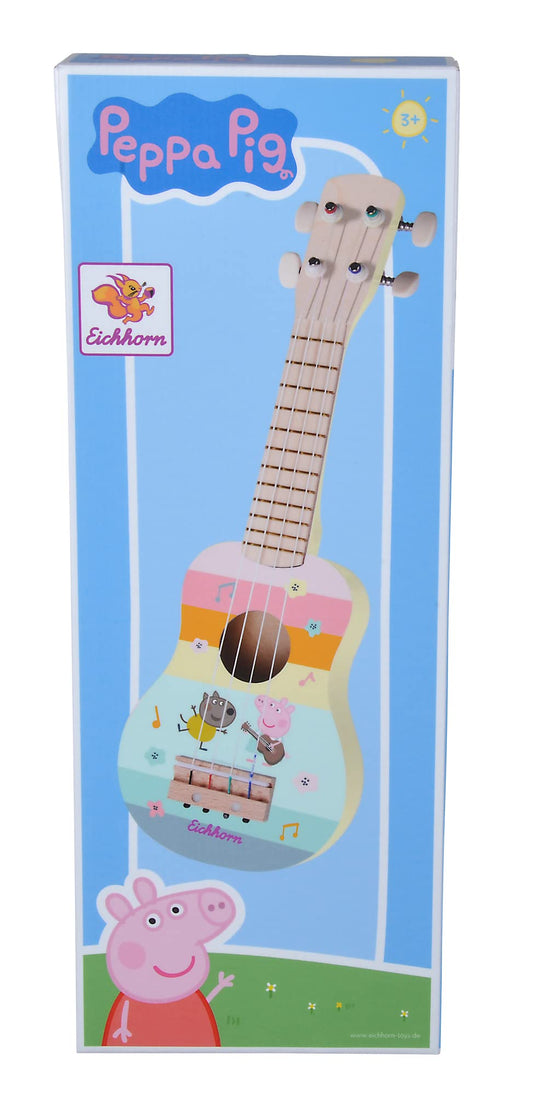 Eichhorn Chitară lemn Peppa Pig 43 cm, 3+ ani