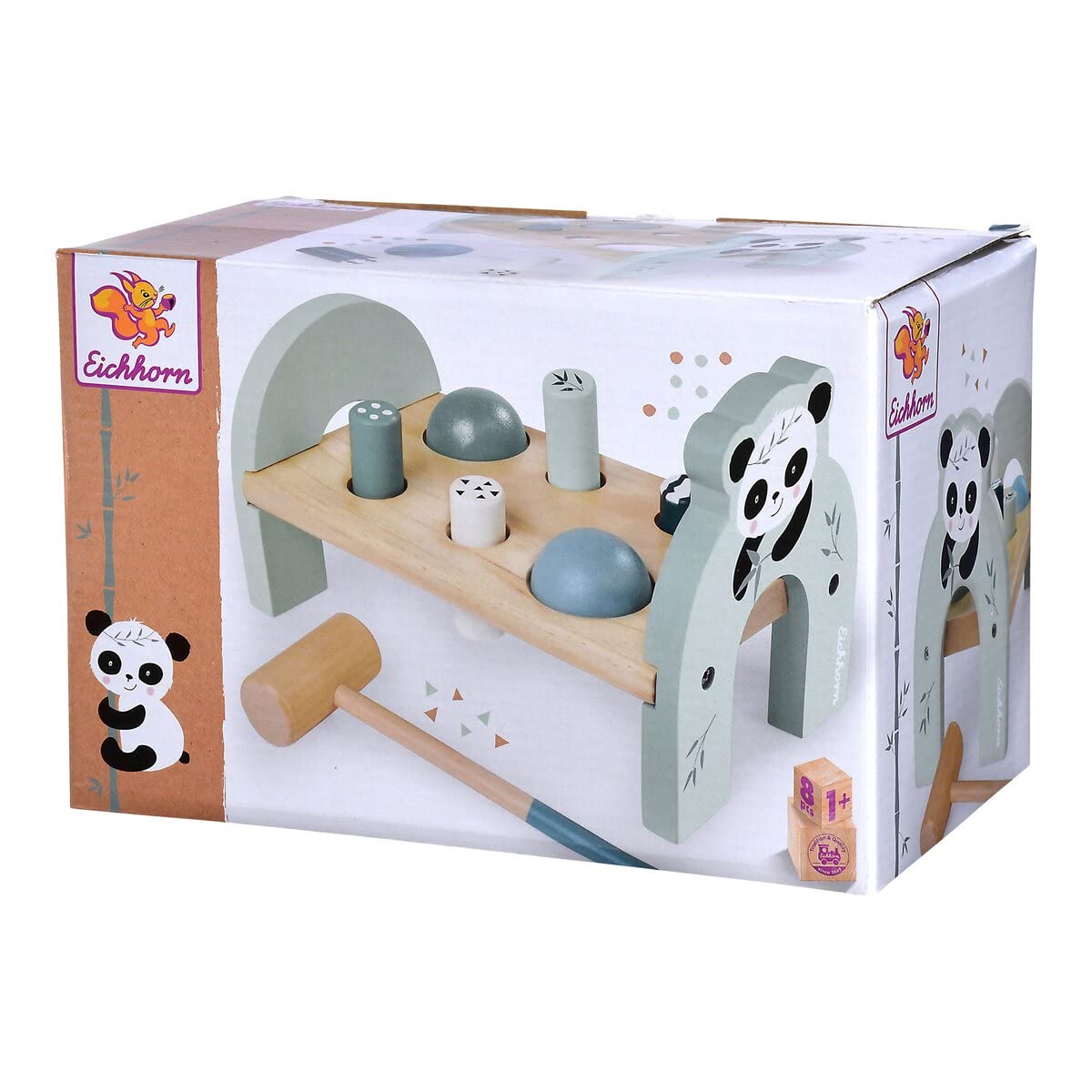 Eichhorn Banc de lucru din lemn Urs Panda
