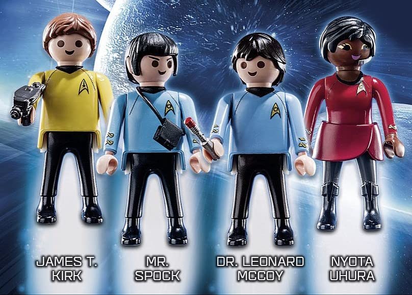 PLAYMOBIL 71155 Star Trek Set 4 figurine, 10+ ani