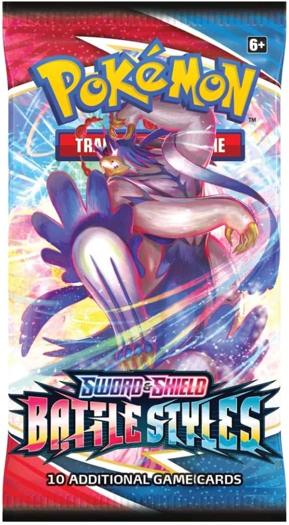 Pokémon Schwert und Schild Set de cărți de colecție Battle Styles Booster