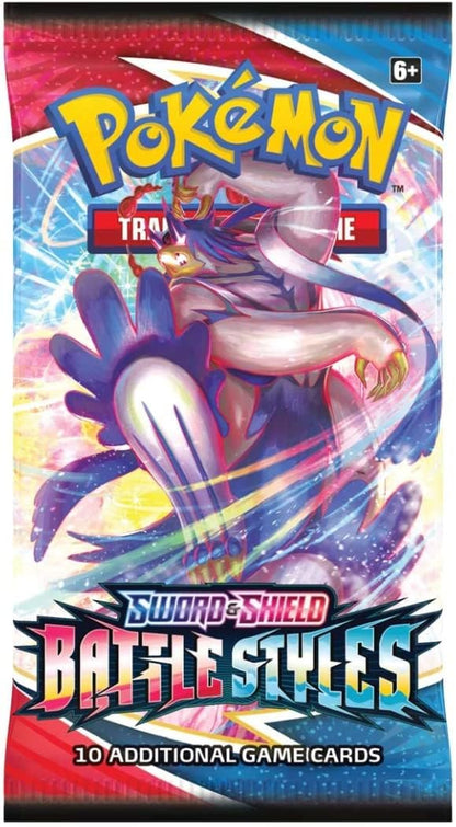 Pokémon Schwert und Schild Set de cărți de colecție Battle Styles Booster