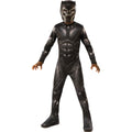 Rubies Avengers Costum clasic Black Panther pentru copii 5-6 ani Supererou Marvel cu overall și mască