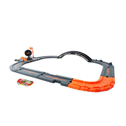 Hot Wheels City Expansion Track, set pistă + vehicul, 10 piese