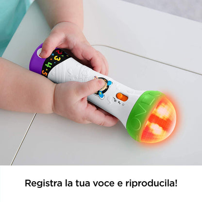 Fisher-Price FBP33 Microfon Muzical, 18+ luni (italiană)