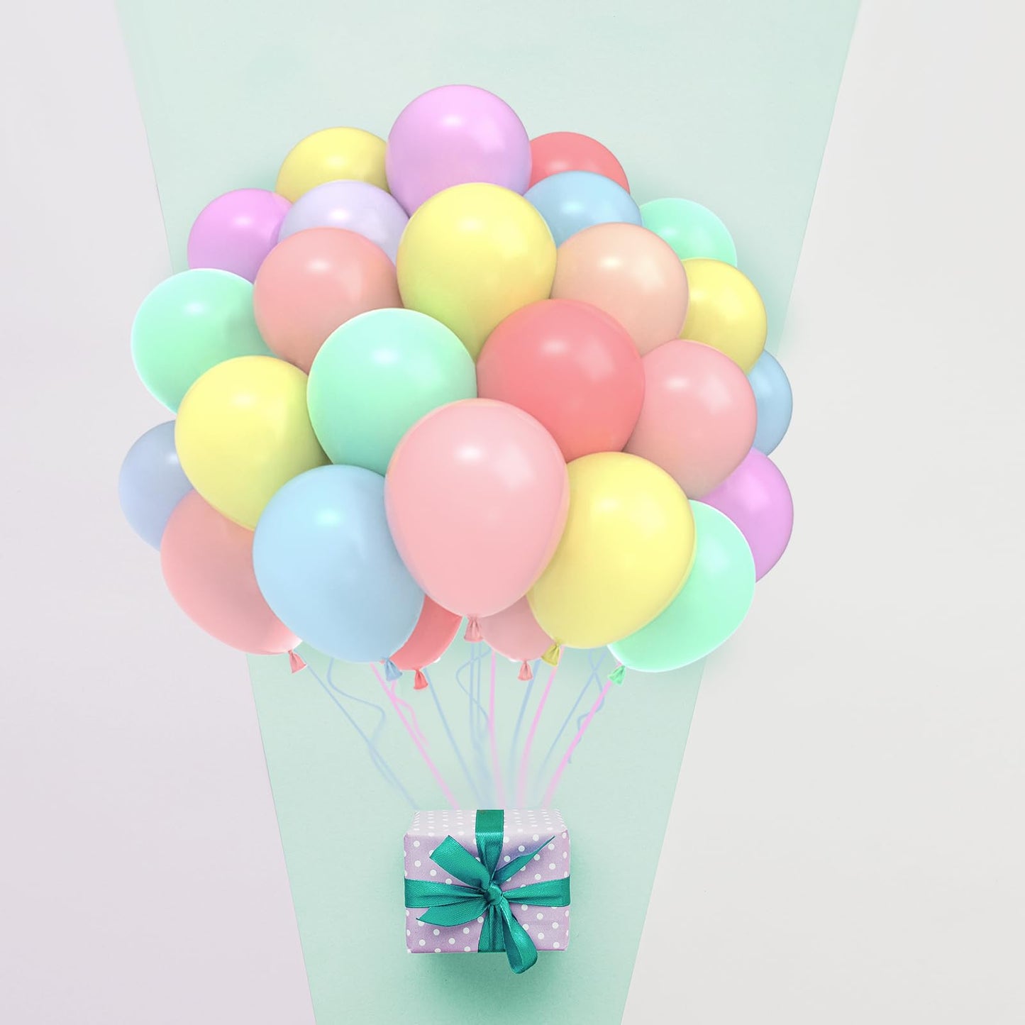 QIFU Set 52 Baloane Pastel Macaron pentru Petrecere