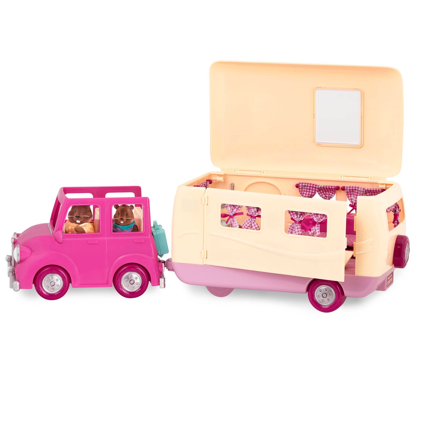 Li'l Woodzeez 61166Z Set Rulotă, 13 piese, 3+ ani