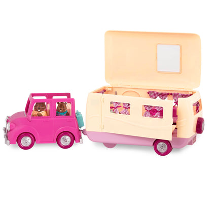 Li'l Woodzeez 61166Z Set Rulotă, 13 piese, 3+ ani