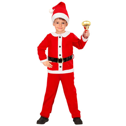 Costum de Crăciun pentru copii WIDMANN MILANO - Santa Boy, Moș Crăciun, Costum de Sărbătoare