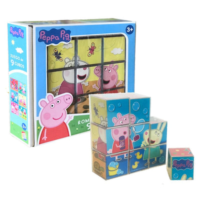 Puzzle Peppa Pig 9 cuburi