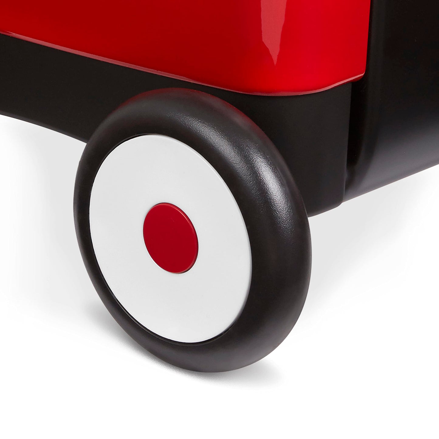 Radio Flyer Push & Pull Walker Wagon Cărucior 2-în-1 pentru copii 1-4 ani (roșu)