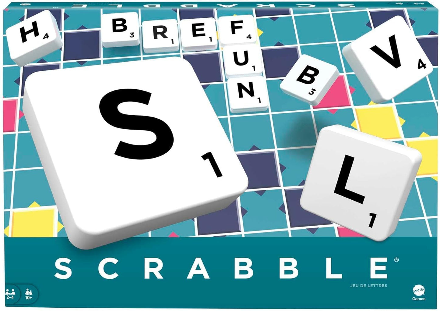 Mattel Games Scrabble Original, 10+ ani (versiune italiană)