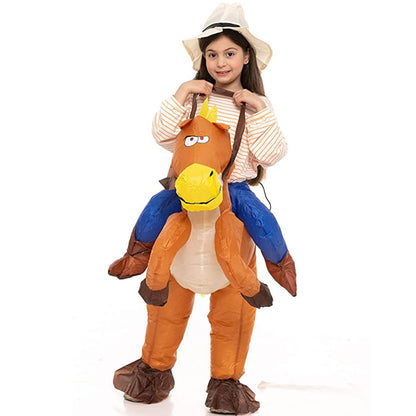 Original Cup Costum gonflabil Cowboy copii, 90-120 cm