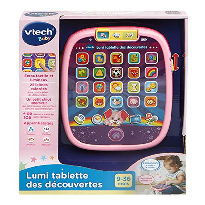 Tableta VTech Lumi pentru descoperiri, 602955, Roz – versiune în limba franceză