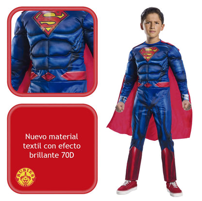 Rubies Costum Superman Black Line Deluxe, copii