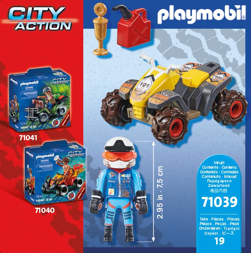PLAYMOBIL City Action, Quad Offroad 71039, de la 4 ani