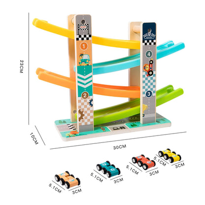 KUKUTrue SCGD0730 Set de joacă Montessori 1 2 3 din lemn pentru dezvoltarea motricității fine, cadou copii 1-3 ani