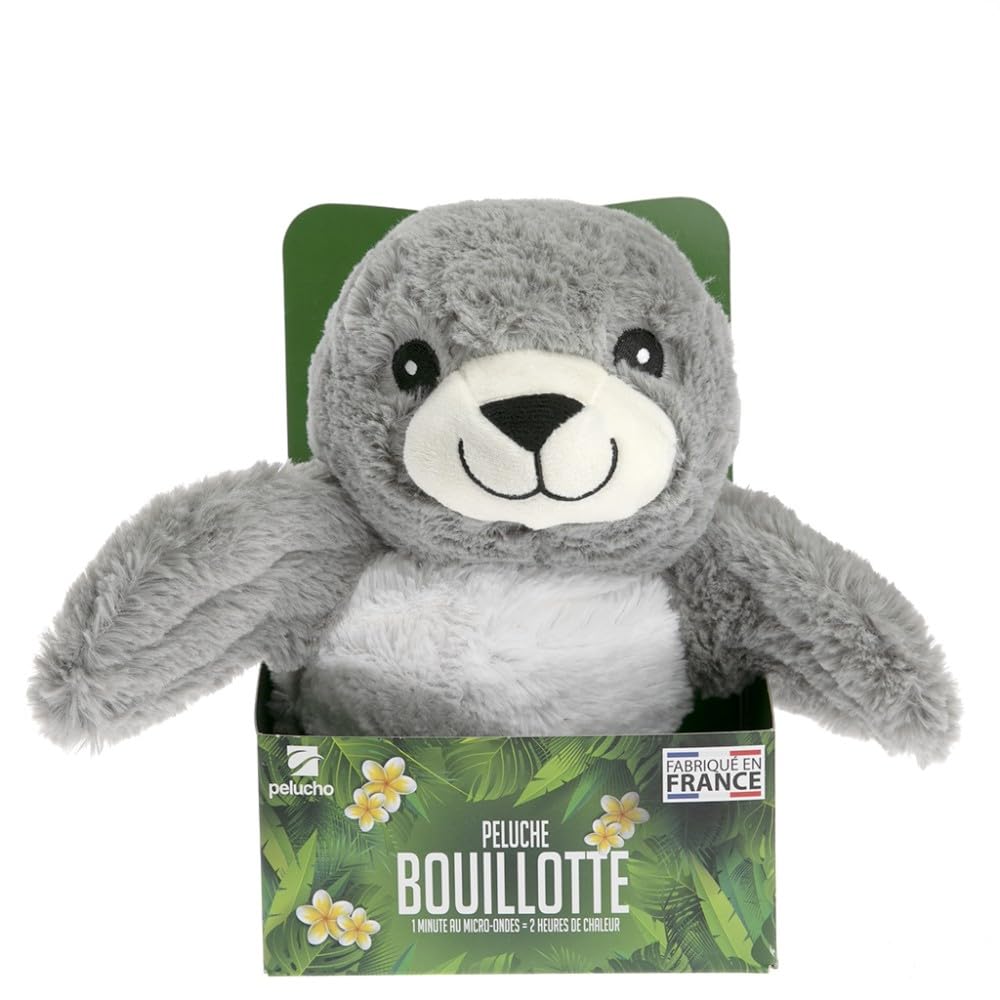 PELULO Pelot Sticlă termică Otarie gri 15 x 15 x 30 cm