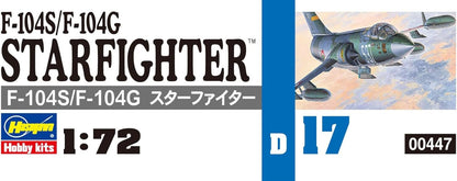 Hasegawa HAS 00447 Model de construcție Avion F-104S/F-104G Starfighter Forța Aeriană Italiană