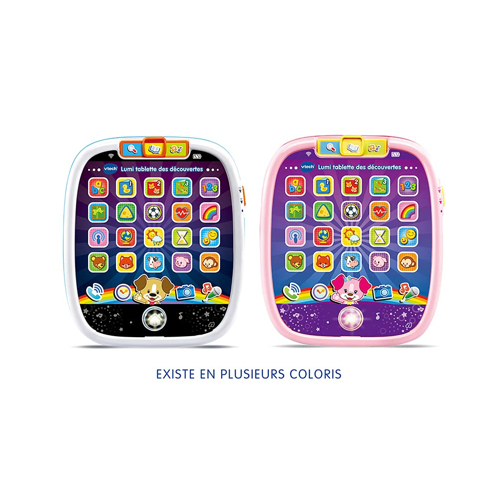 Tableta VTech Lumi pentru descoperiri, 602955, Roz – versiune în limba franceză