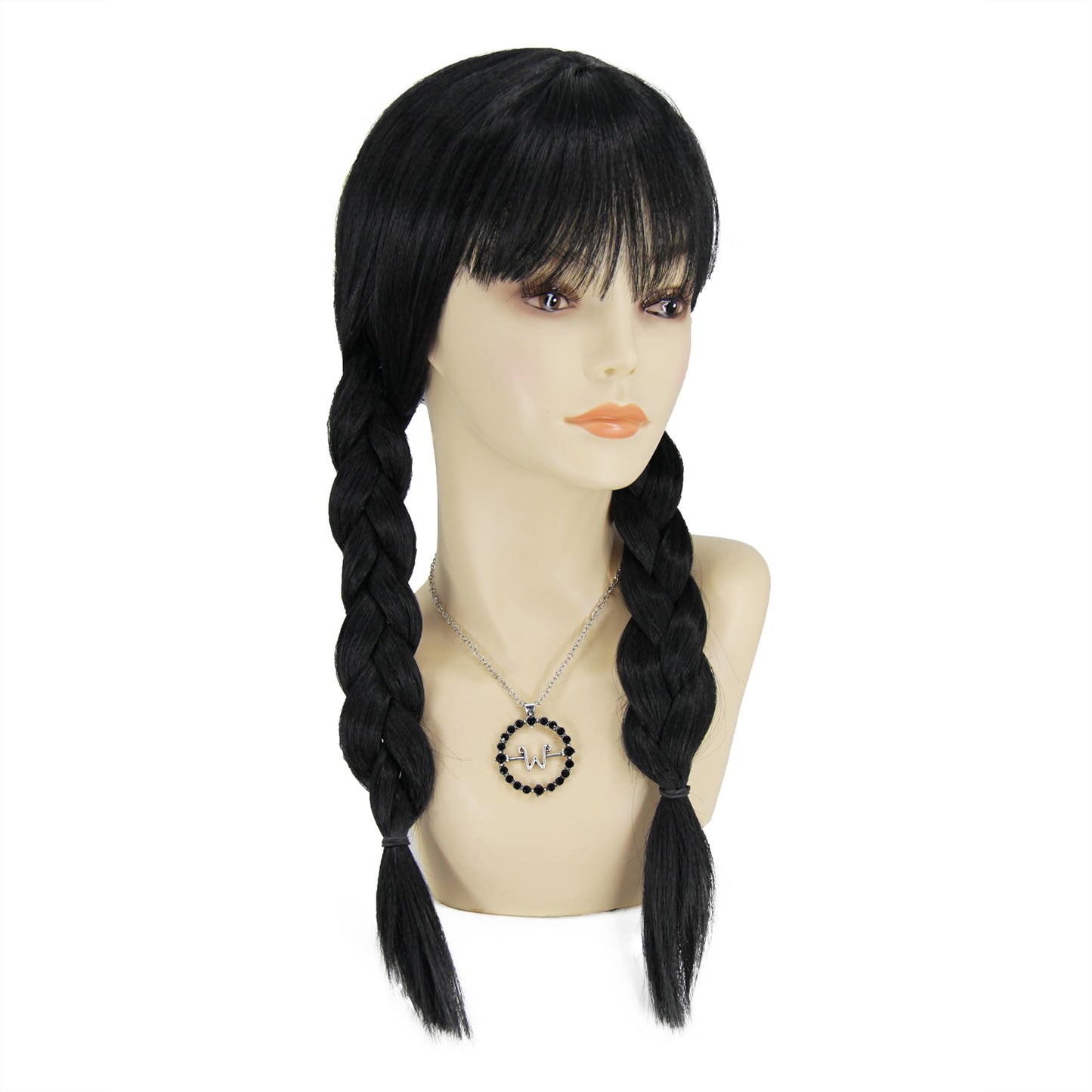 UWXOZO Costum Miercuri Gotic, Rochie cu Accesorii