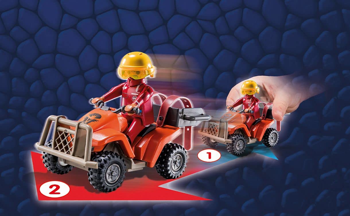 PLAYMOBIL DreamWorks Dragons 71085 - Icaris Quad & Phil, Figurina Dragon, Jucărie pentru copii de la 4 ani