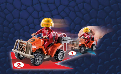 PLAYMOBIL DreamWorks Dragons 71085 - Icaris Quad & Phil, Figurina Dragon, Jucărie pentru copii de la 4 ani