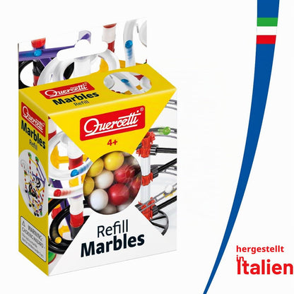 Quercetti Marbles Refill Set de bile pentru traseu de bile 100 bile 4+ ani