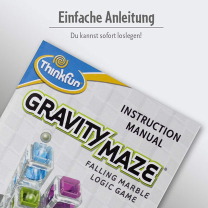 ThinkFun 76433 Joc de logică Gravity Maze Labirint cu bile captivant pentru copii de la 8 ani
