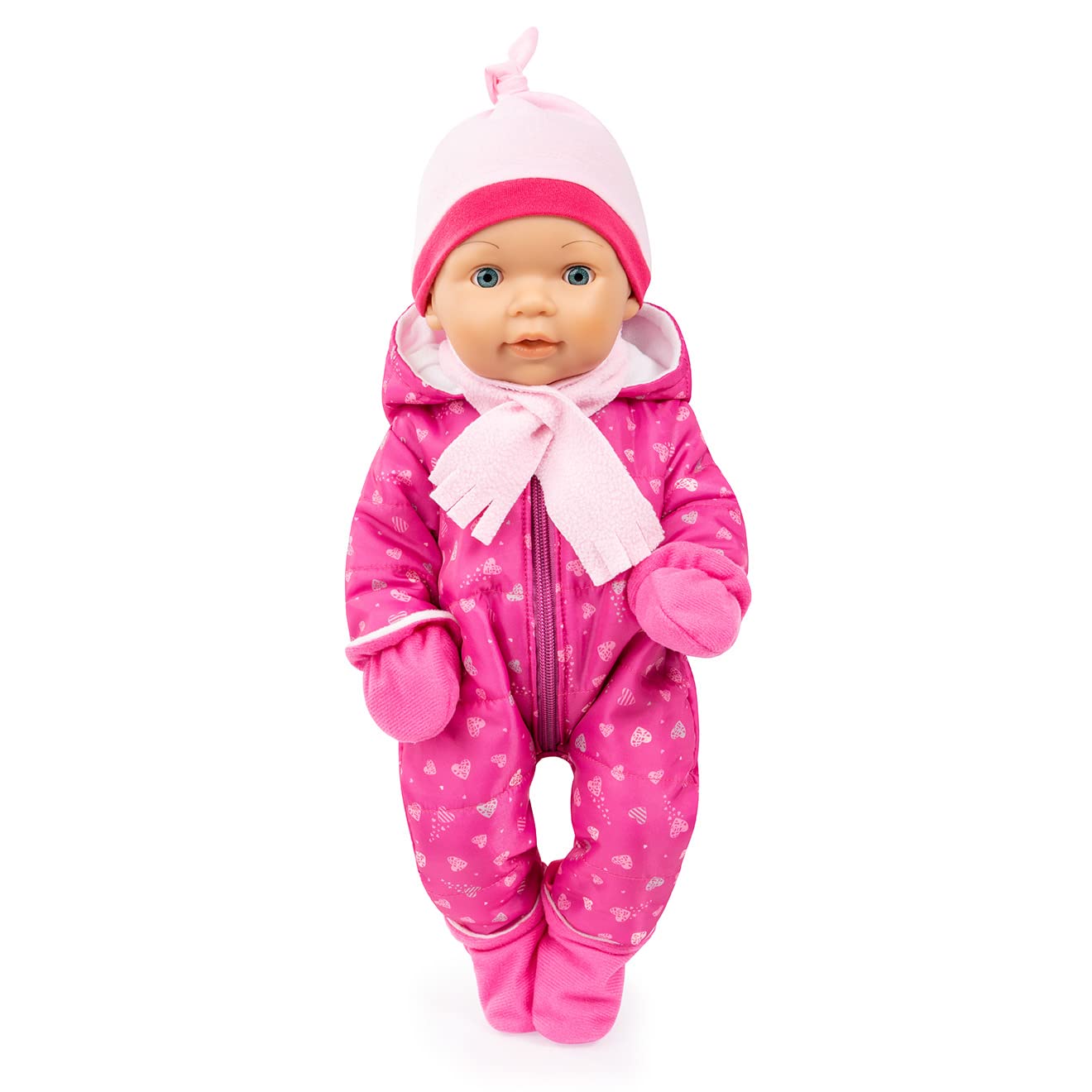 Haine pentru Păpuși Bayer Design 84209AA, Set Îmbrăcăminte pentru Păpuși Bebeluș 38-43 cm, Accesorii Multiple