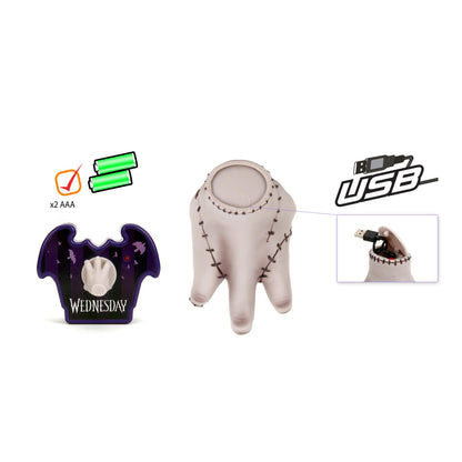 Jada Toys Wednesday Addams Mână RC animată 18 cm pentru fani și copii de la 8 ani