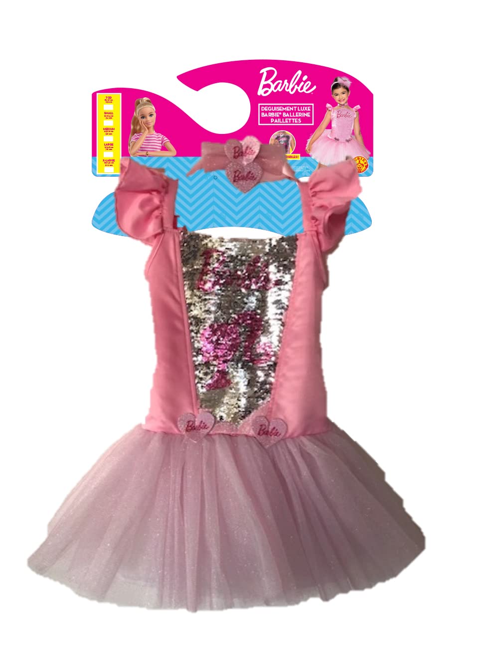 Rubies Costum Barbie balerina cu tutu, 9-10 ani