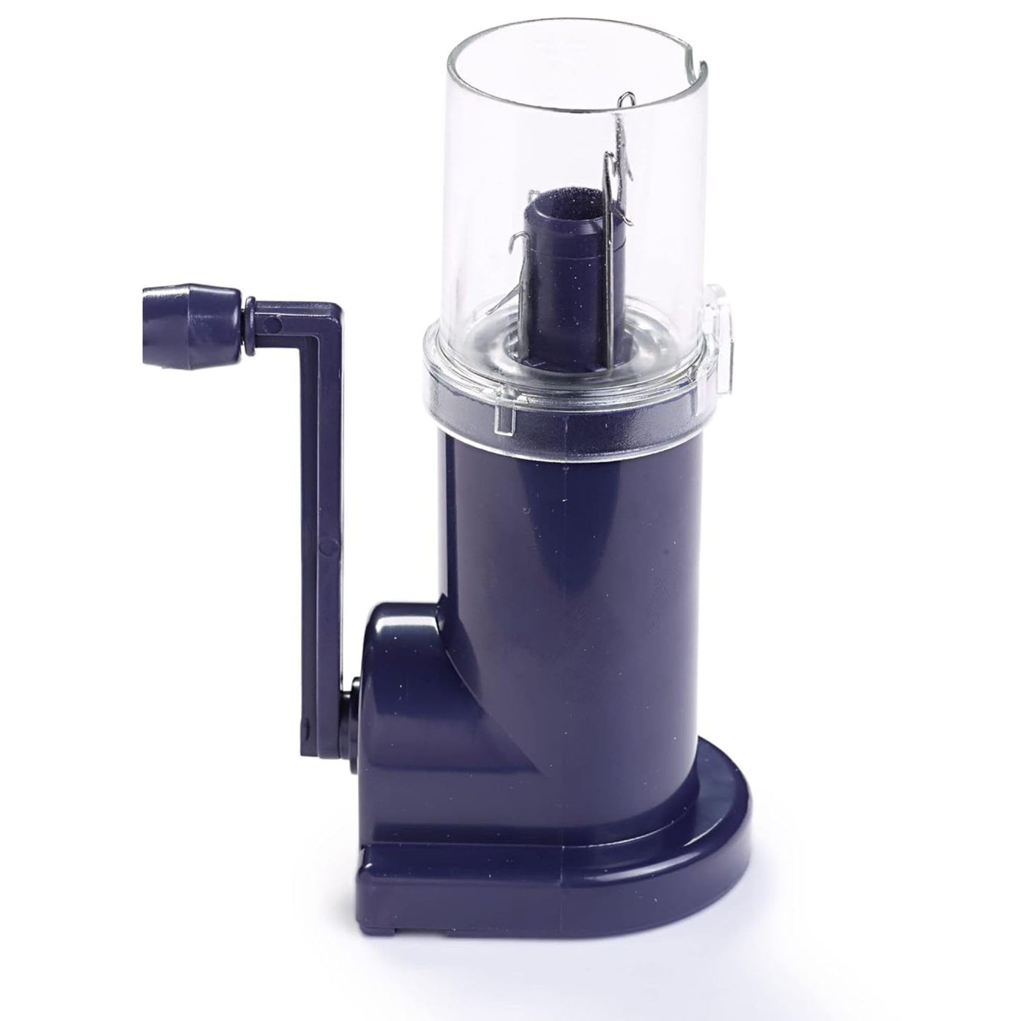 Prym 624145 Mașină de tricotat manuală pentru lână 3–3,5 mm cu manivelă albastră compactă 3+ ani