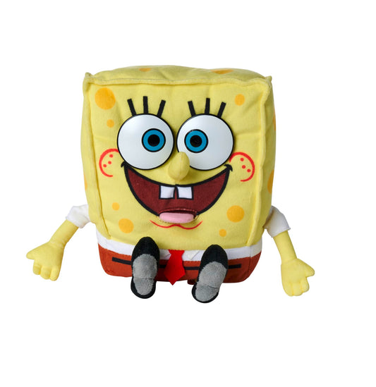 Simba 109491008 Figurină de pluș SpongeBob cu funcții amuzante și sunete 30 cm pentru copii de la 0 ani