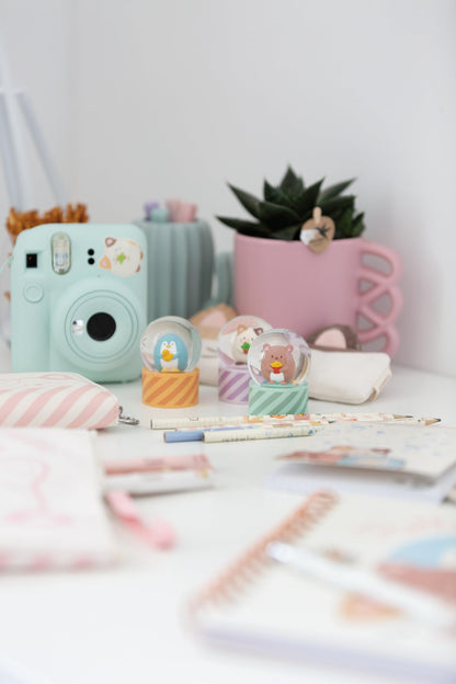 NICI 61824 Glob zăpadă Angy 6,5 cm, lila