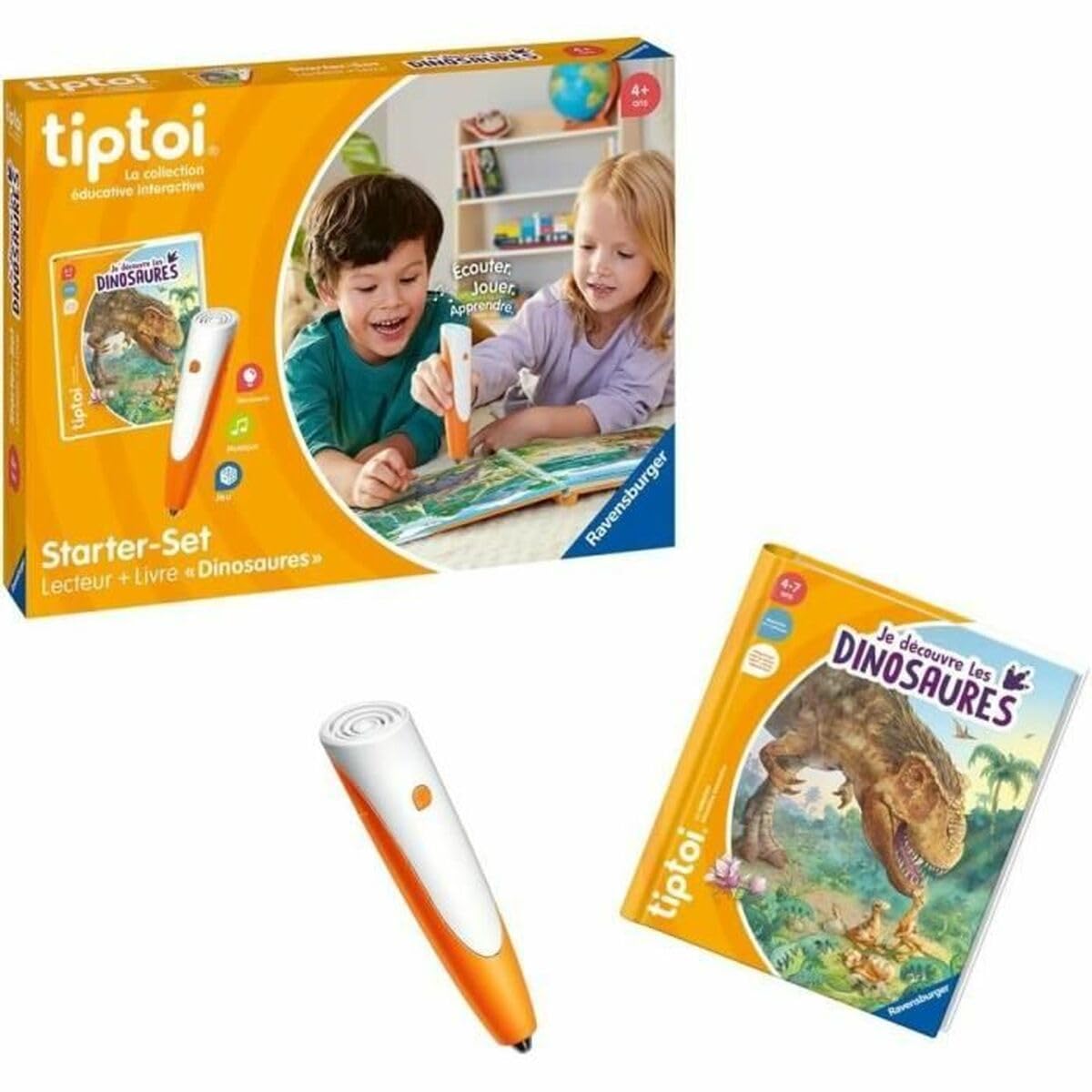 Ravensburger tiptoi Starter Set Set de învățare electronic fără ecran 4+ ani (limba franceză)