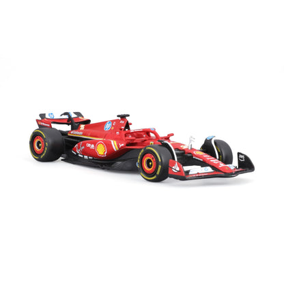Bburago Ferrari SF-24 Mașinuță model realist 1:43 Charles Leclerc 3+ ani