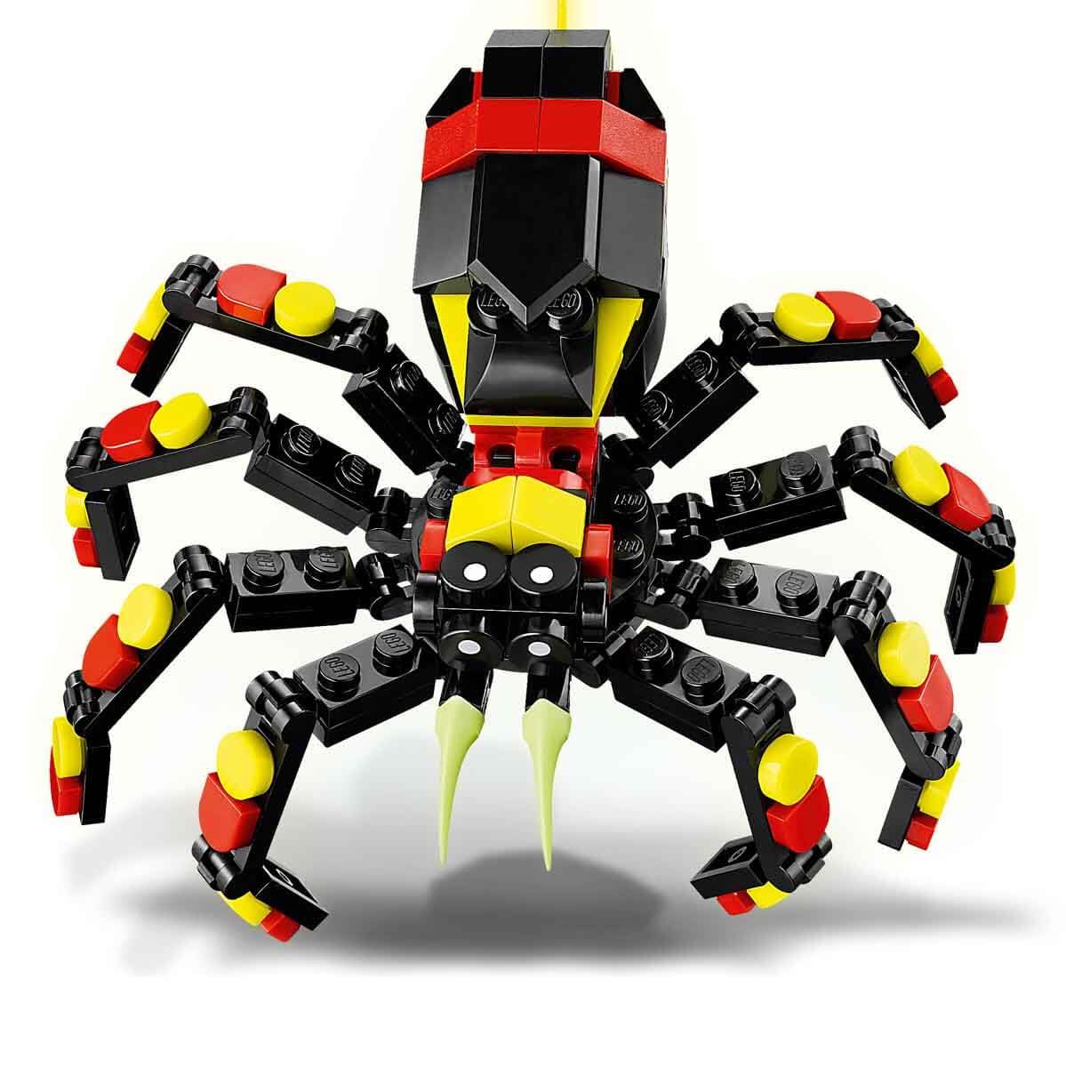 LEGO Creator 3in1 Set de construcție animale sălbatice: Păianjen surpriză cu 3 modele de construit 7+ ani