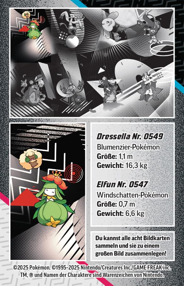Pokémon Cutie Tin mini Einall, 2 pachete booster (germană)