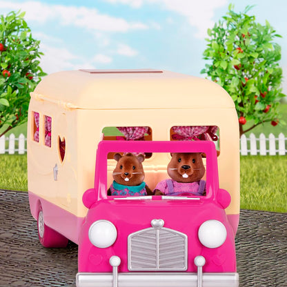 Li'l Woodzeez 61166Z Set Rulotă, 13 piese, 3+ ani