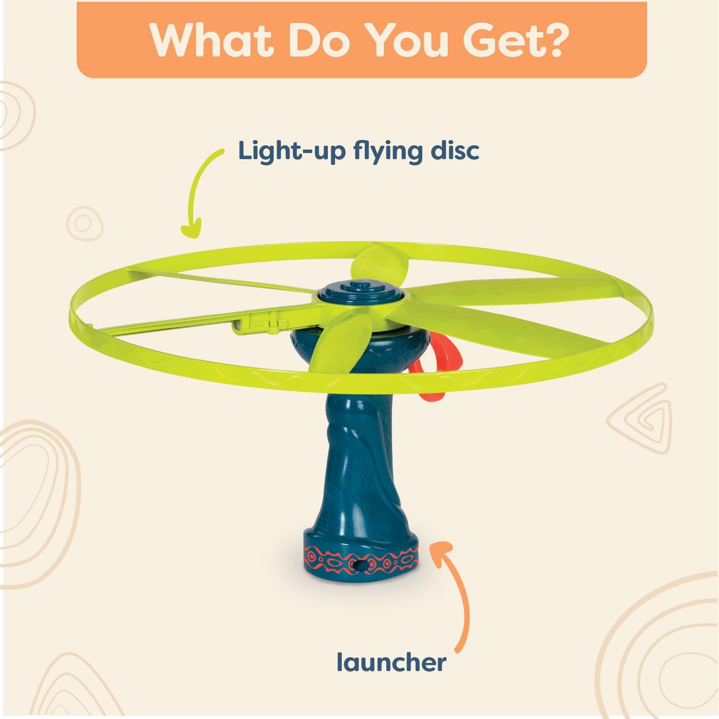 B. toys Skyrocopter Disc zburător luminos