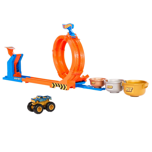Hot Wheels Monster Trucks Loop & Flip Trophy, Bigfoot 1:64
