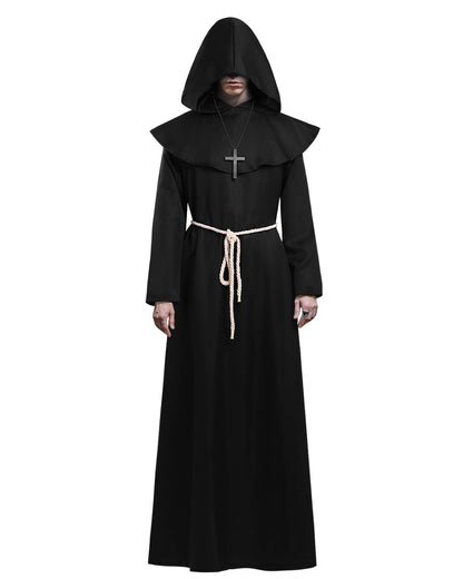 KONVINIT Robă medievală cu glugă, adulți
