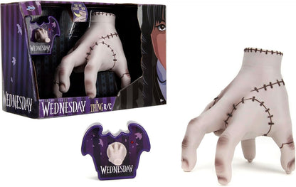 Jada Toys Wednesday Addams Mână RC animată 18 cm pentru fani și copii de la 8 ani
