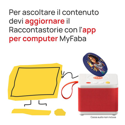 FABA Disney Vinyl Encanto, povești sonore, 5-10 ani (italiană)