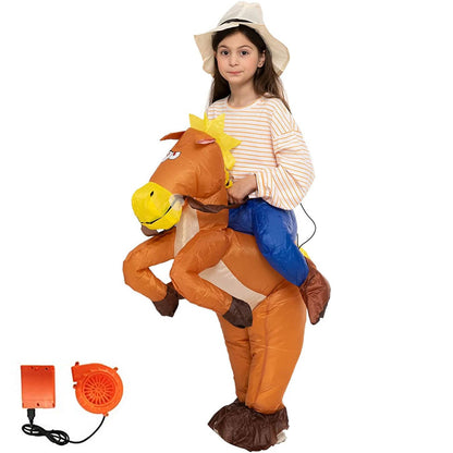 Original Cup Costum gonflabil Cowboy copii, 90-120 cm